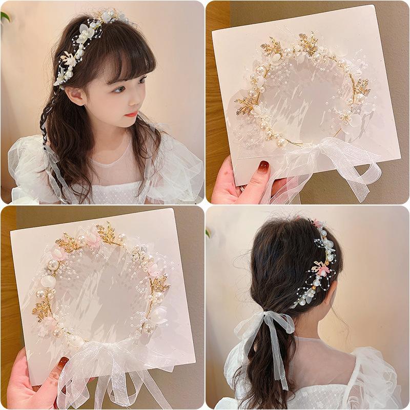 Wedding Arch Flower - Flower Girl Headpiece Handmade Kids Flower