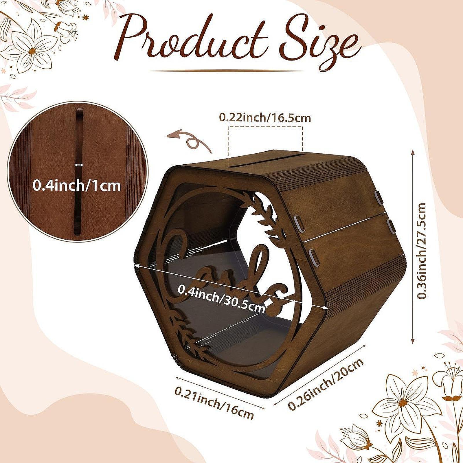 Wedding Card Box with Slot Dec - đánh giá và giá Wedding Card Box