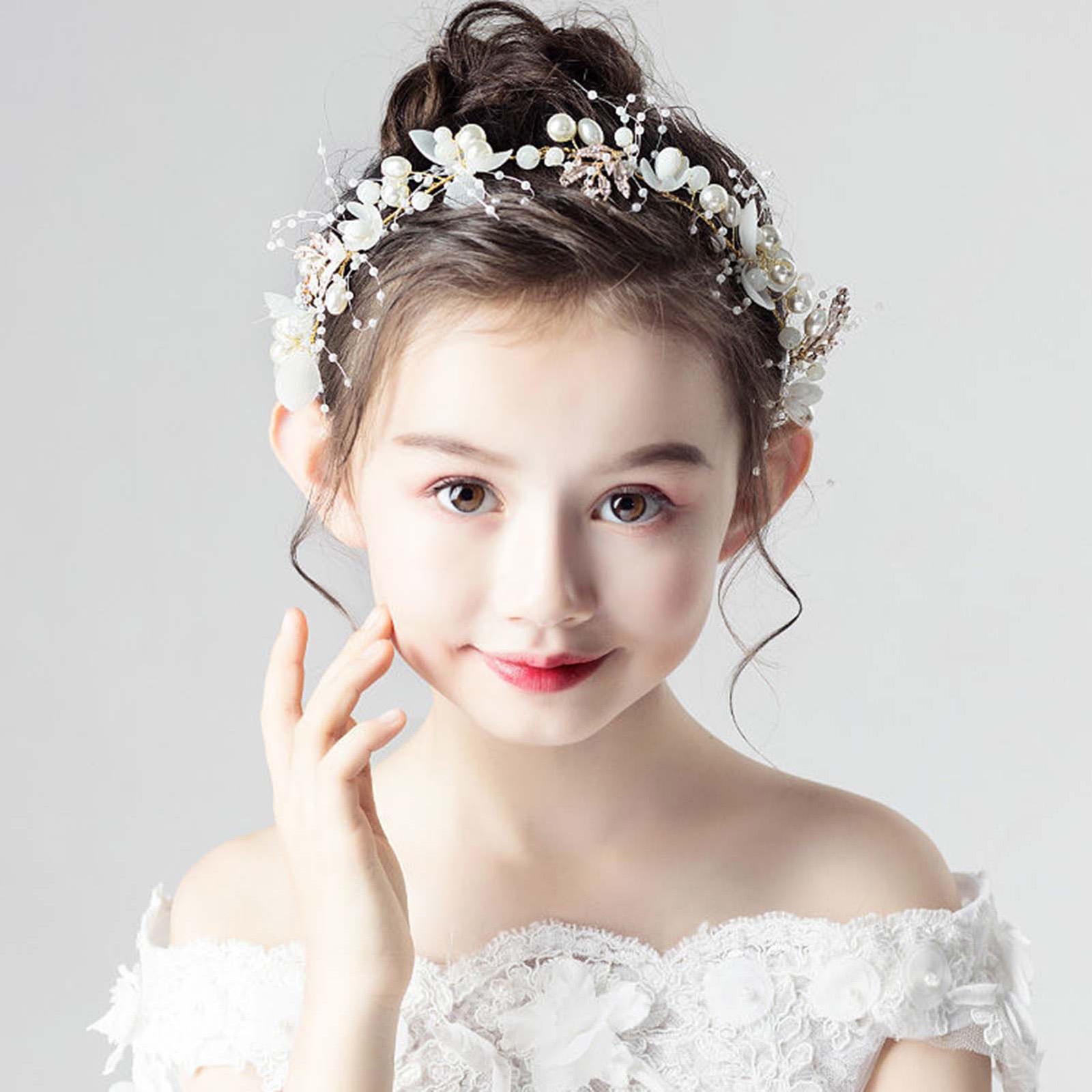 Pearls flower Headband Bridal  - đánh giá và giá Wedding Arch Flower