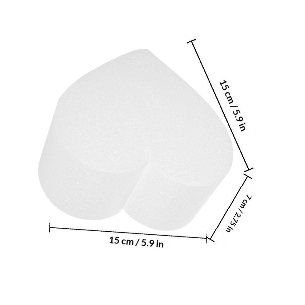 4Pcs Heart Foam Cake Dummy Cak - đánh giá và giá Wedding Cake Supply