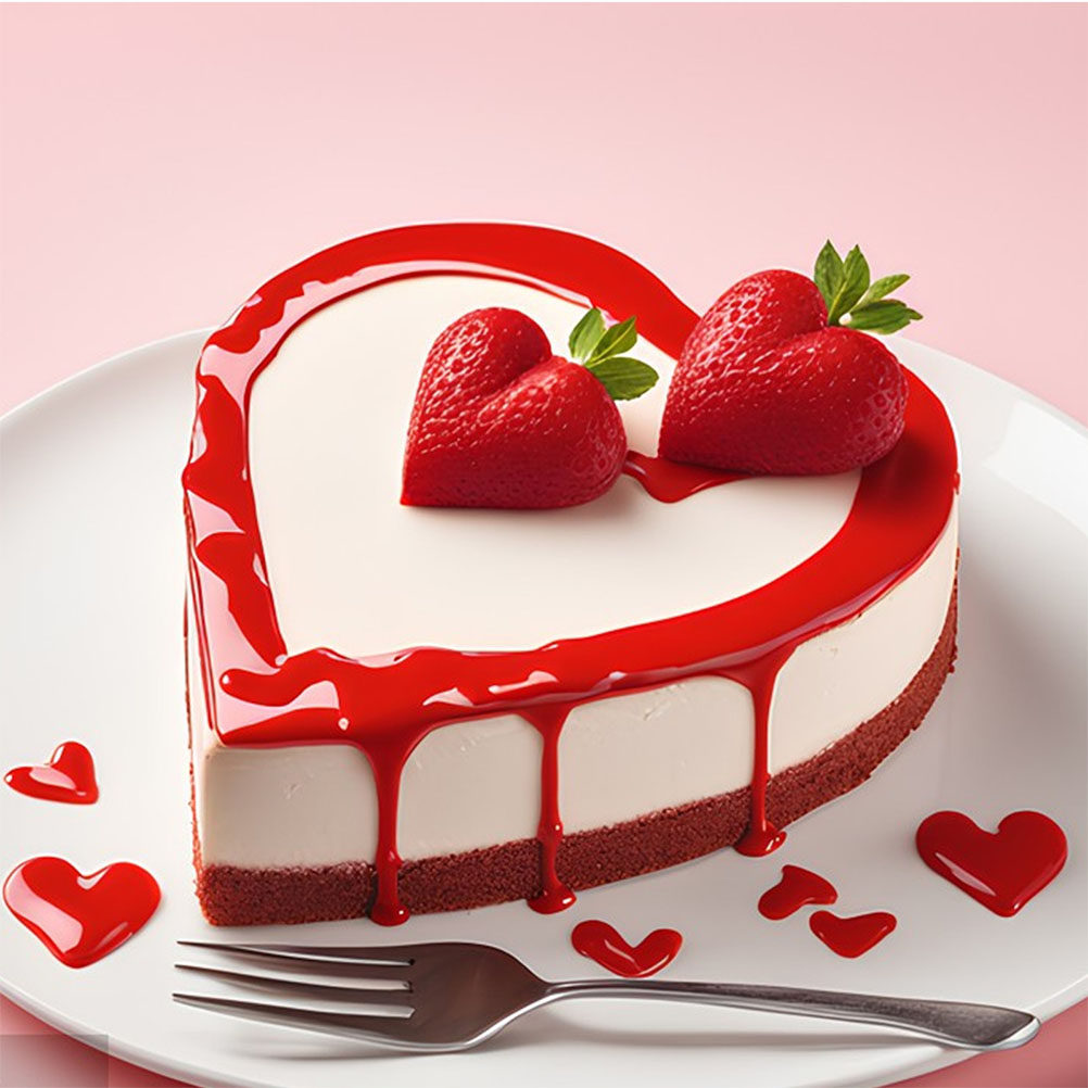 4Pcs Heart Foam Cake Dummy Cak - đánh giá và giá Wedding Cake Supply
