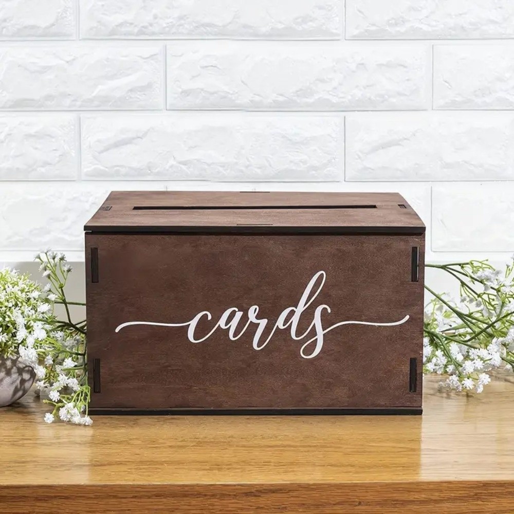 New Wooden Wedding Card Box De - đánh giá và giá Wedding Card Box