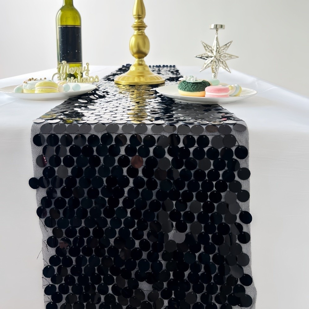 Fish Scale Sequins Table Runne - đánh giá và giá Table Runner Sequin