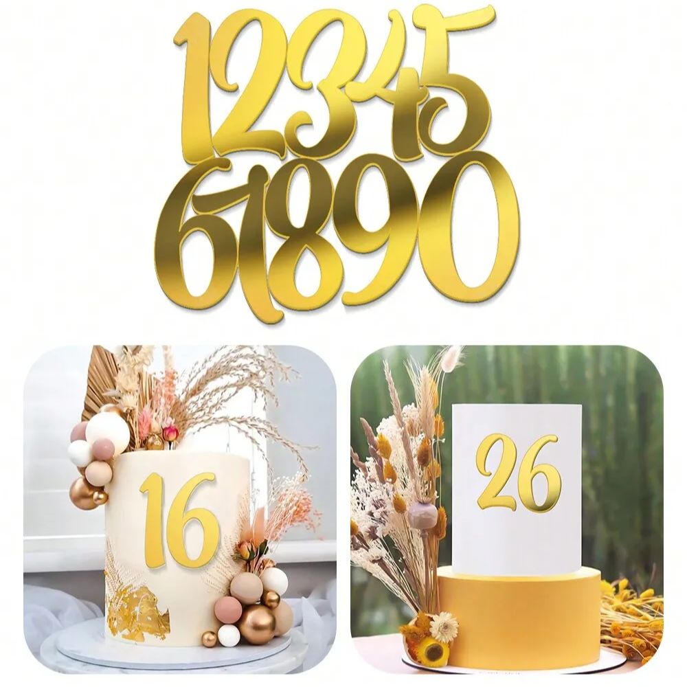 1set Golden Mirror Acrylic A-Z - đánh giá và giá Wedding Z