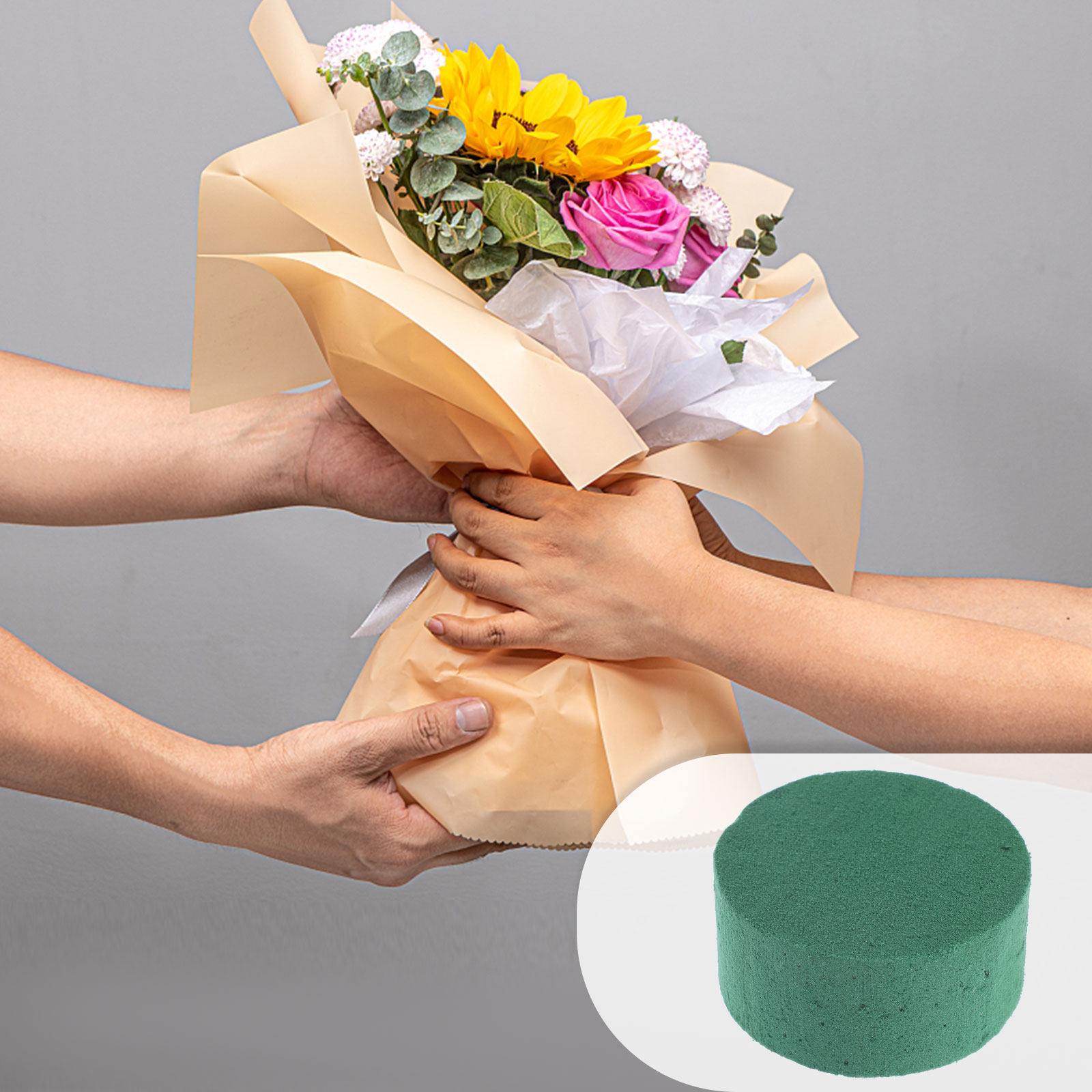 8Pcs Round Floral Mud Blocks C - đánh giá và giá Wedding Event Supply