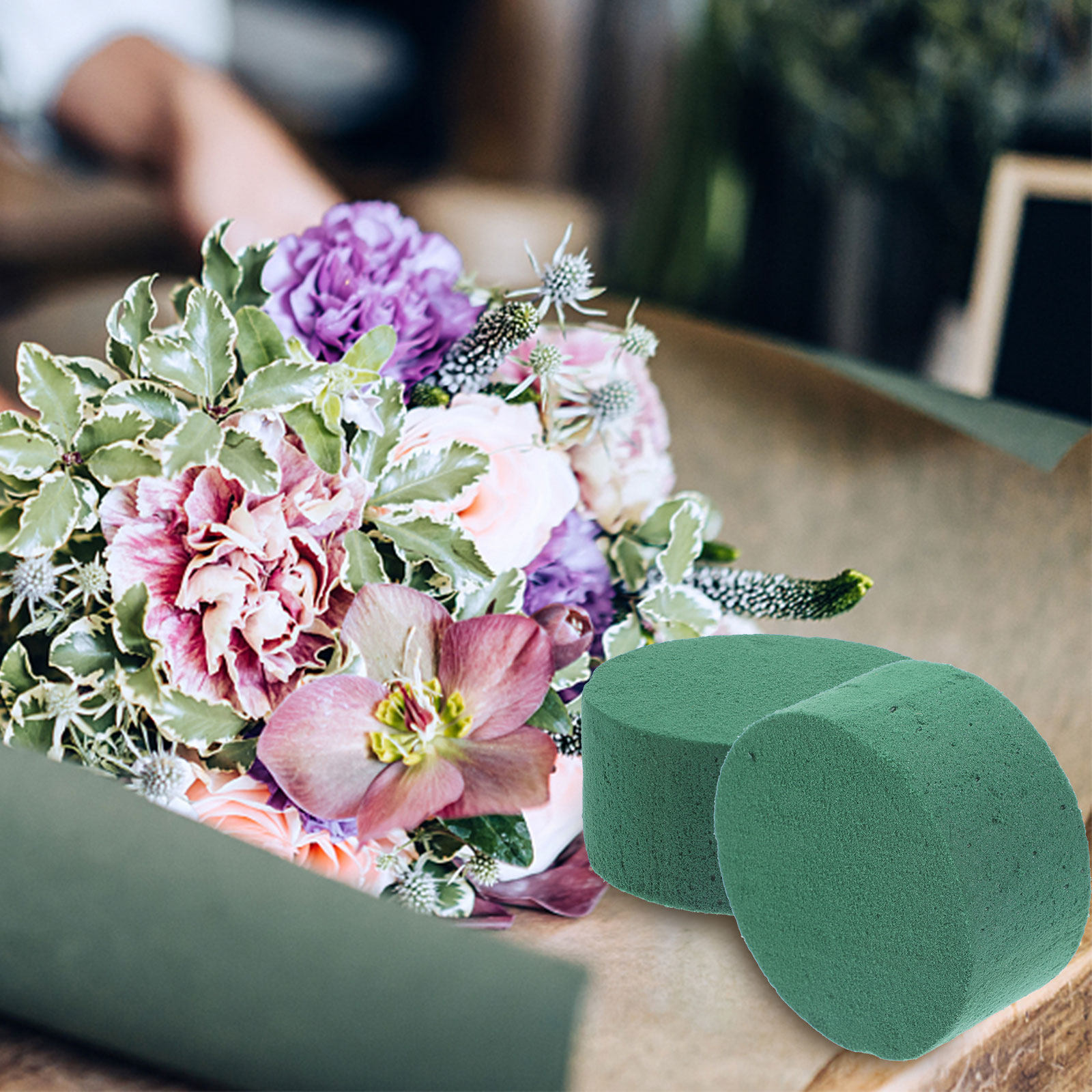8Pcs Round Floral Mud Blocks C - đánh giá và giá Wedding Event Supply