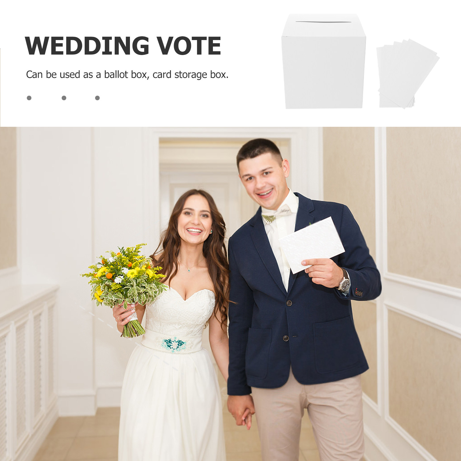 1Set White Wedding Card Box Pa - đánh giá và giá Wedding Card Box