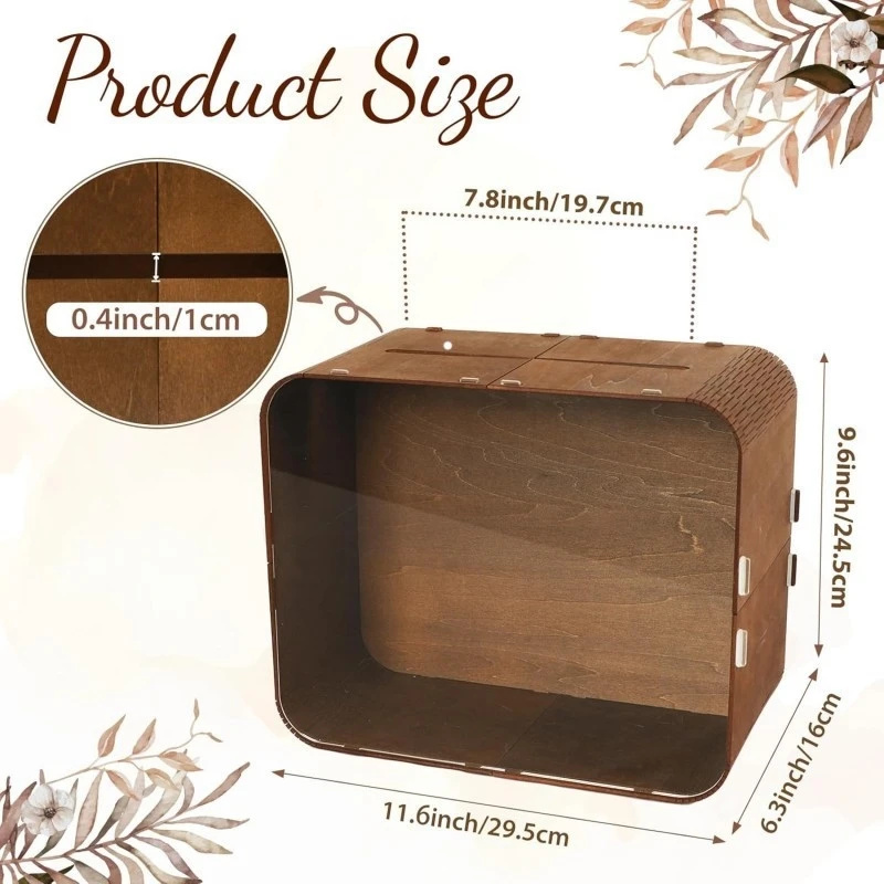 Wooden Wedding Card Box With A - đánh giá và giá Wedding Card Box